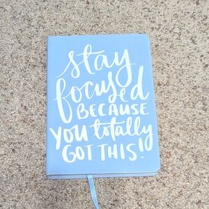 Motivational Light Blue Journal